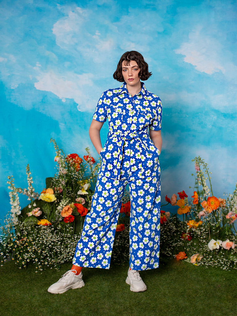 Sustainable Floral Print Jumpsuit