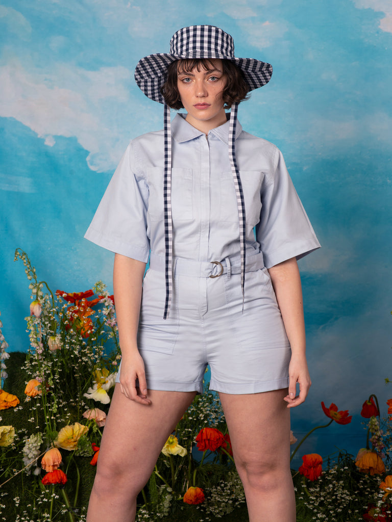 Sustainable Blue Playsuit
